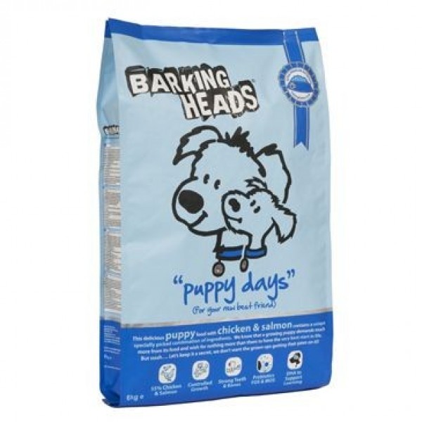 barking heads puppy days 6kg